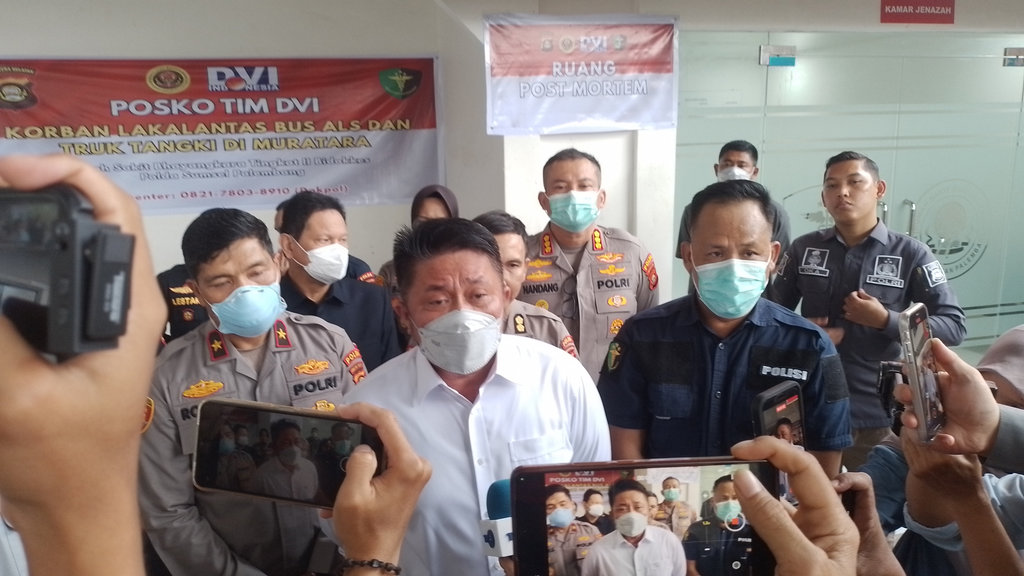 Gubernur Sumsel Soal Penyebab Laka Bus ALS: Itu Jalan Nasional