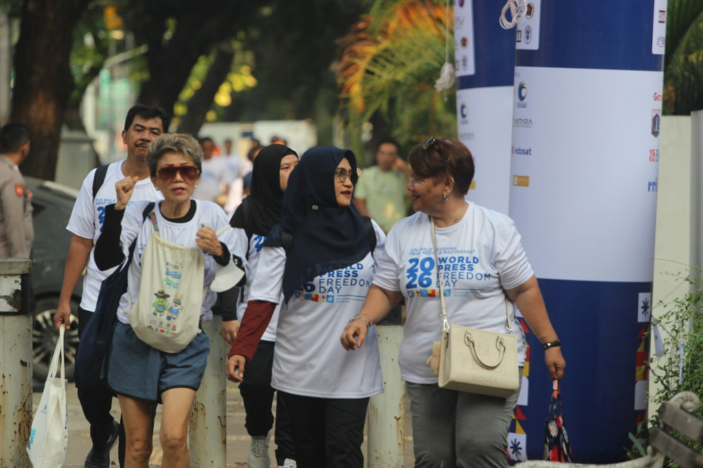 Dewan Pers Gelar Fun Walk Hari Kebebasan Pers Dunia 2026