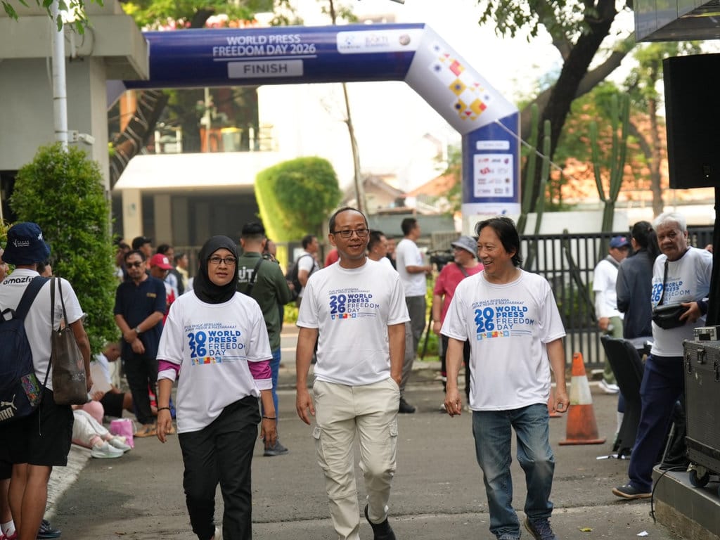 Dewan Pers Gelar Fun Walk Hari Kebebasan Pers Dunia 2026