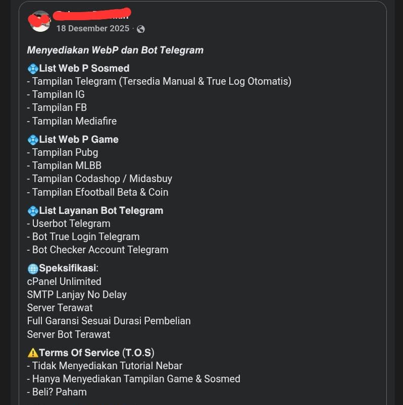 Pembuatan Web Phishing