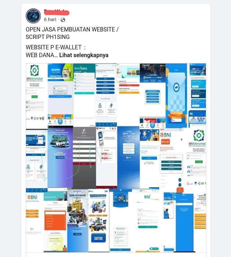 Pembuatan Web Phishing