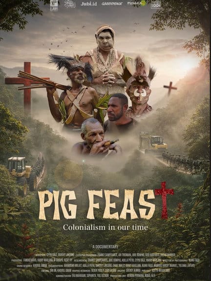 Poster Pig Feast Colonialism in Our Time