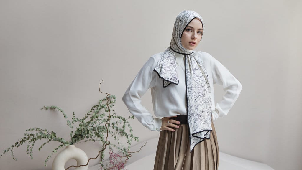 Ilustrasi Hijab Motif