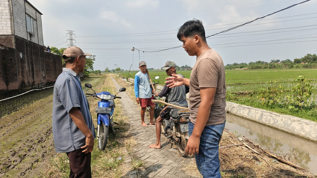 Penemuan Proyektil Bekas di Depan SPBU Singkalan