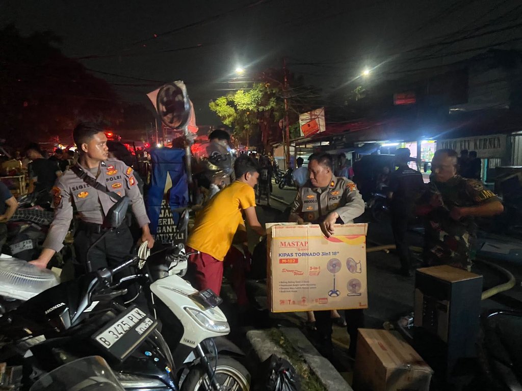 Kebakaran Pemukiman Kemayoran Jakpus