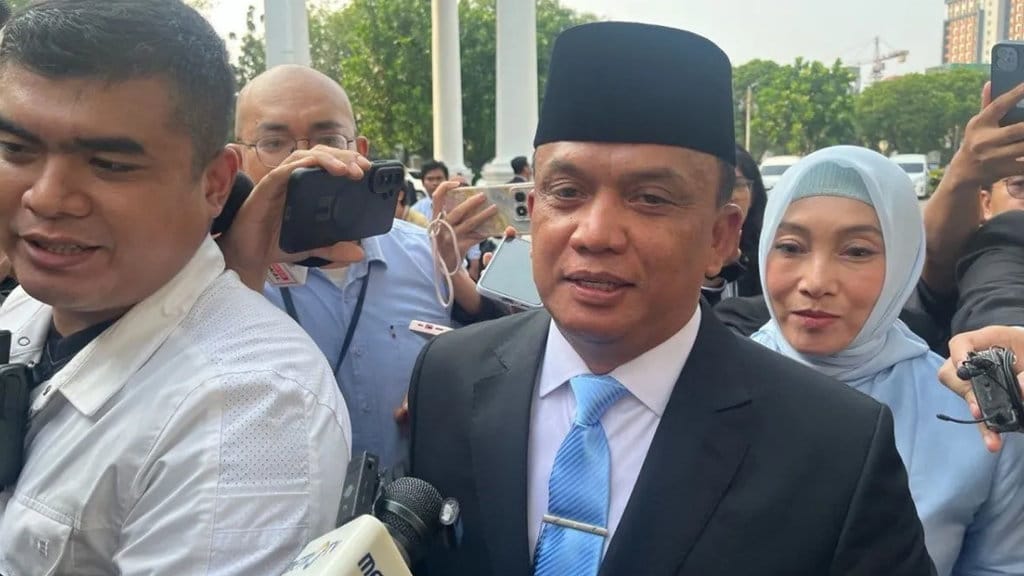 Trenggono tiba di Kompleks Istana Kepresidenan