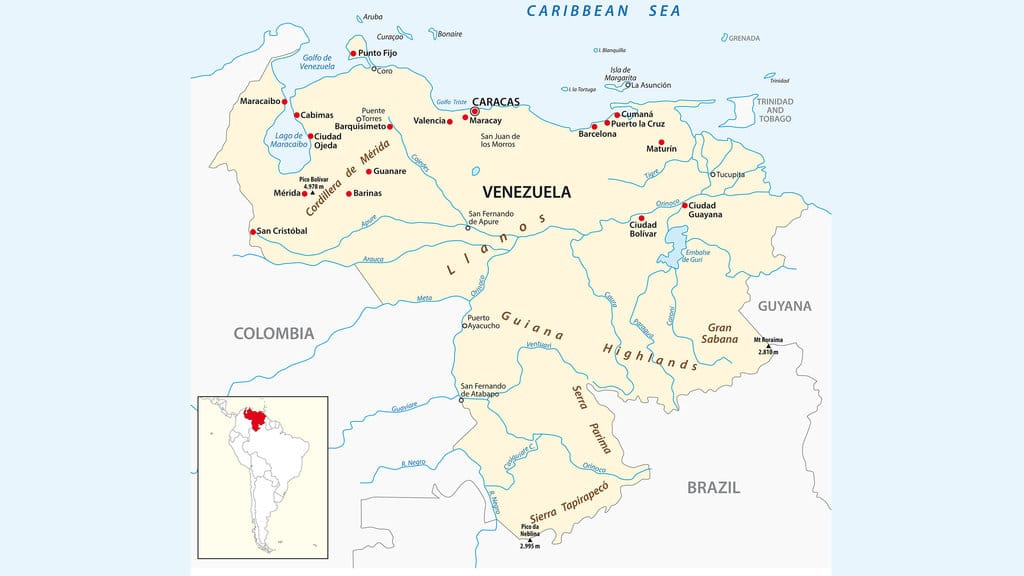 Peta Venezuela
