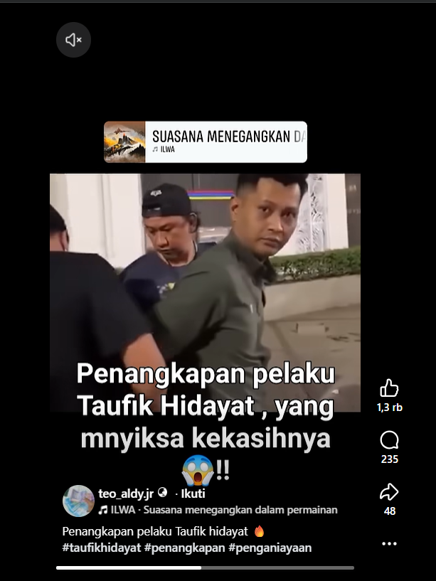 Periksa Fakta Penangkapan Taufik Hidayat