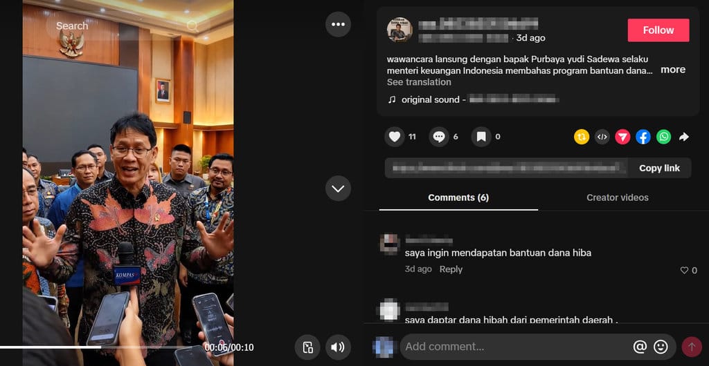 Periksa Fakta Bantuan Hibah Pemda Purbaya