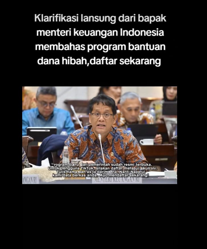 Periksa fakta Dana Hibah