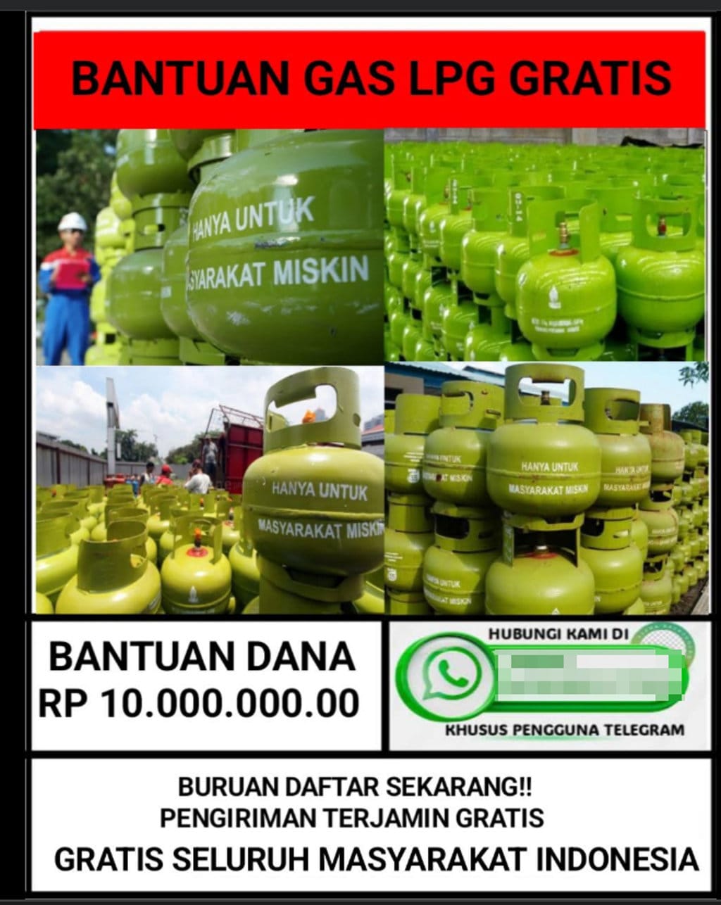 periksa fakta gas LPG gratis