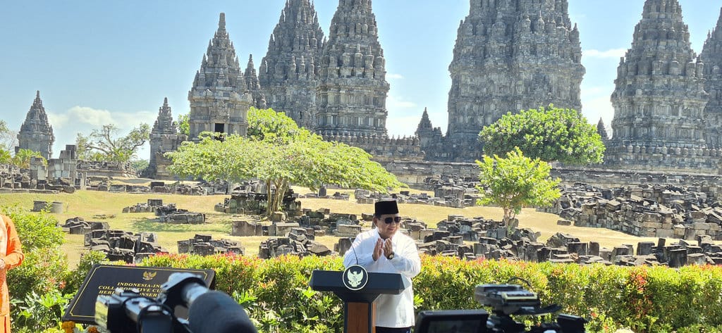 Prabowo dan Narendra Modi restorasi Candi Prambanan