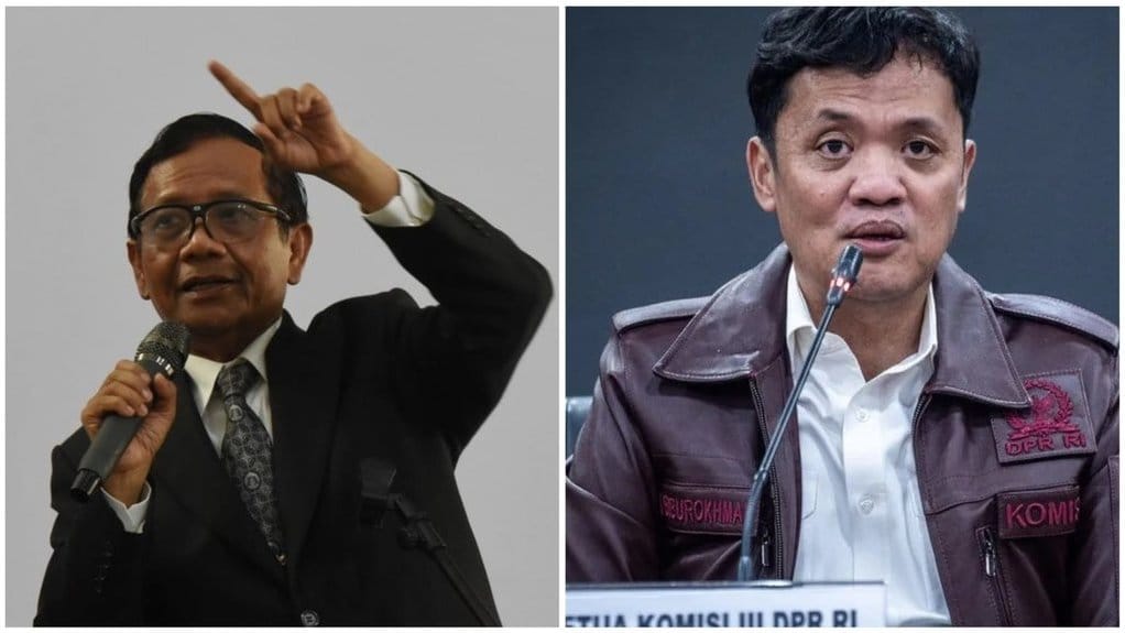 Mahfud MD dan Habiburokhman