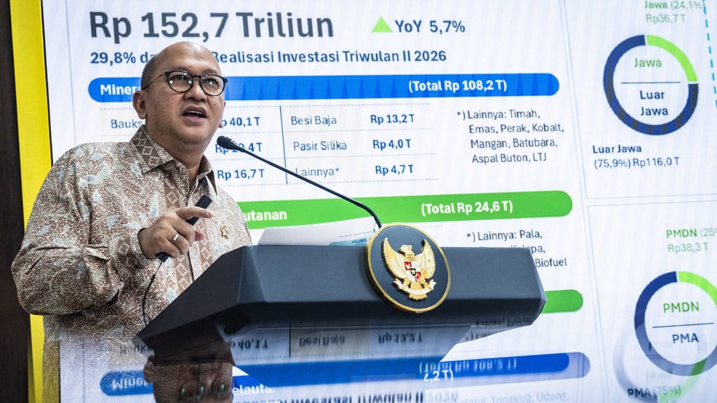 Menteri Rosan Roeslani laporkan realisasi investasi 