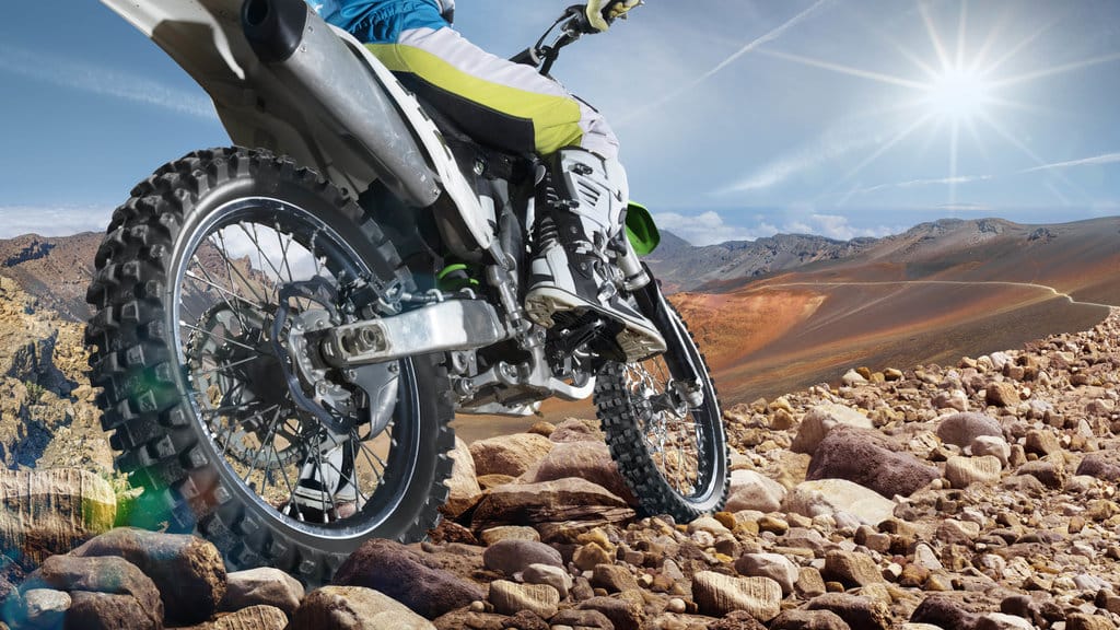 ilustrasi motor trail