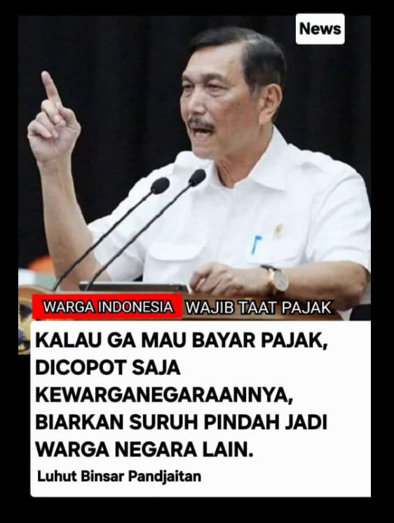 Periksa fakta Luhut Tidak Bayar Pajak Pindah Warga Negara