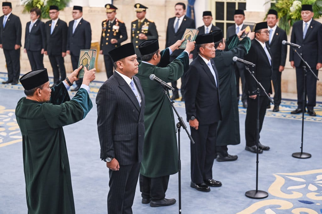 Pelantikan pejabat baru di Istana Negara