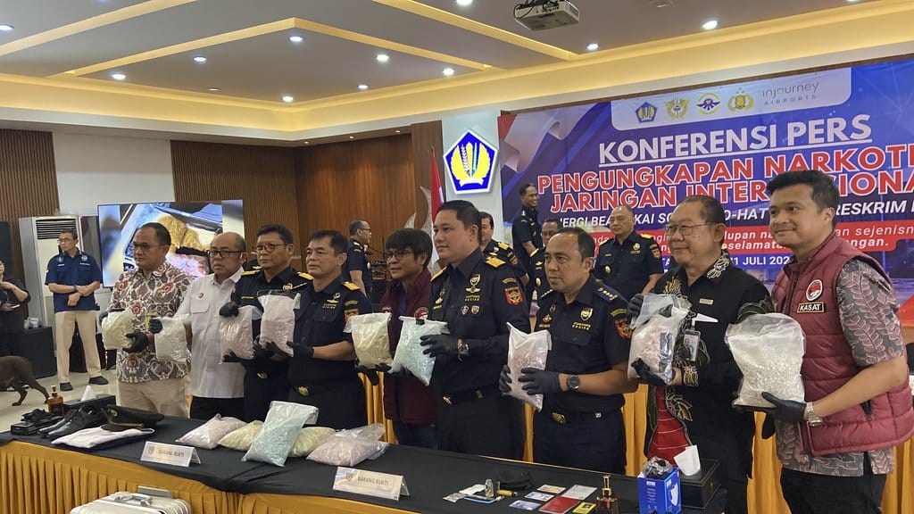 Barang Bukti Penyelundupan Narkotika