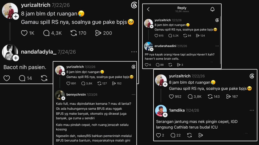 Komentar Nirempati di Threads Yurizal