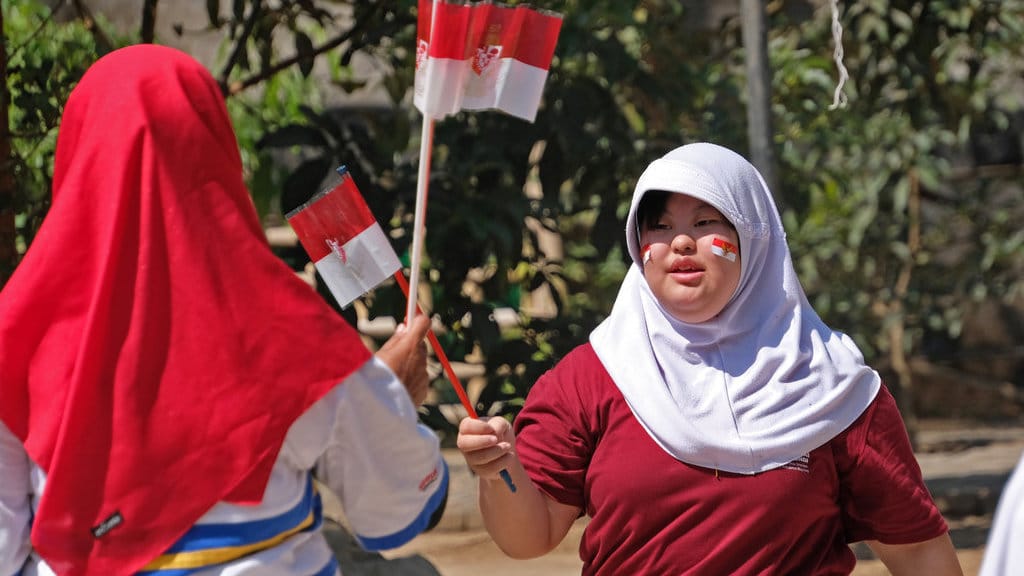 Perlombaan meriahkan HUT RI bagi anak berkebutuhan khusus