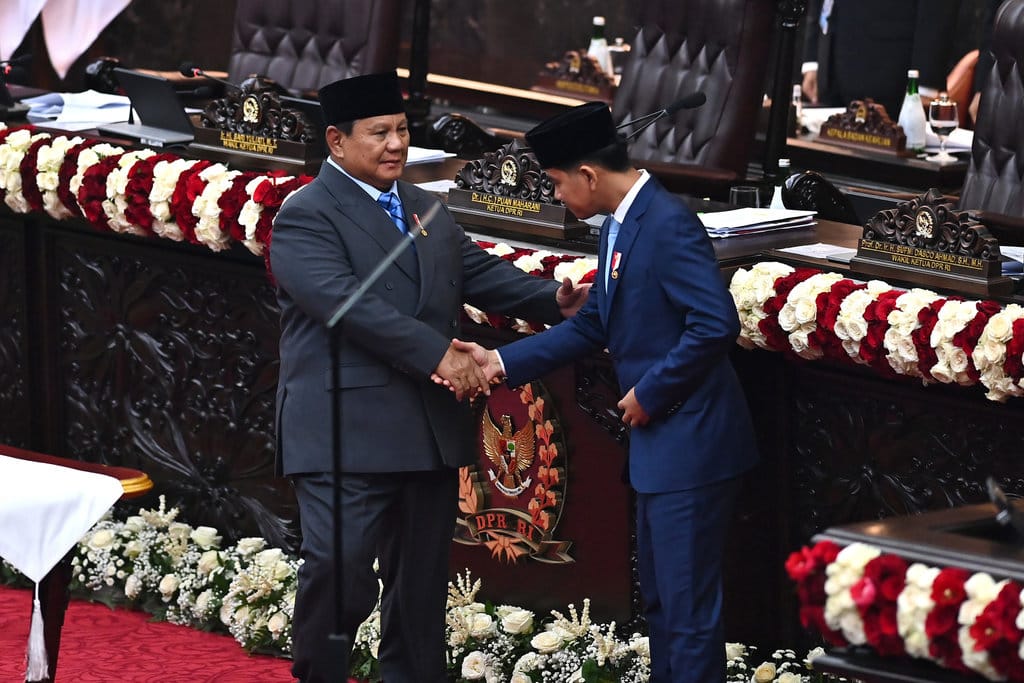 Penandatanganan berita acara penyampaian RUU APBN 2027