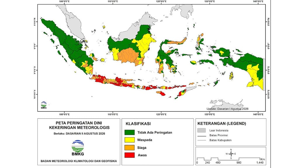 Peringatan Kekeringan Agustus 2026