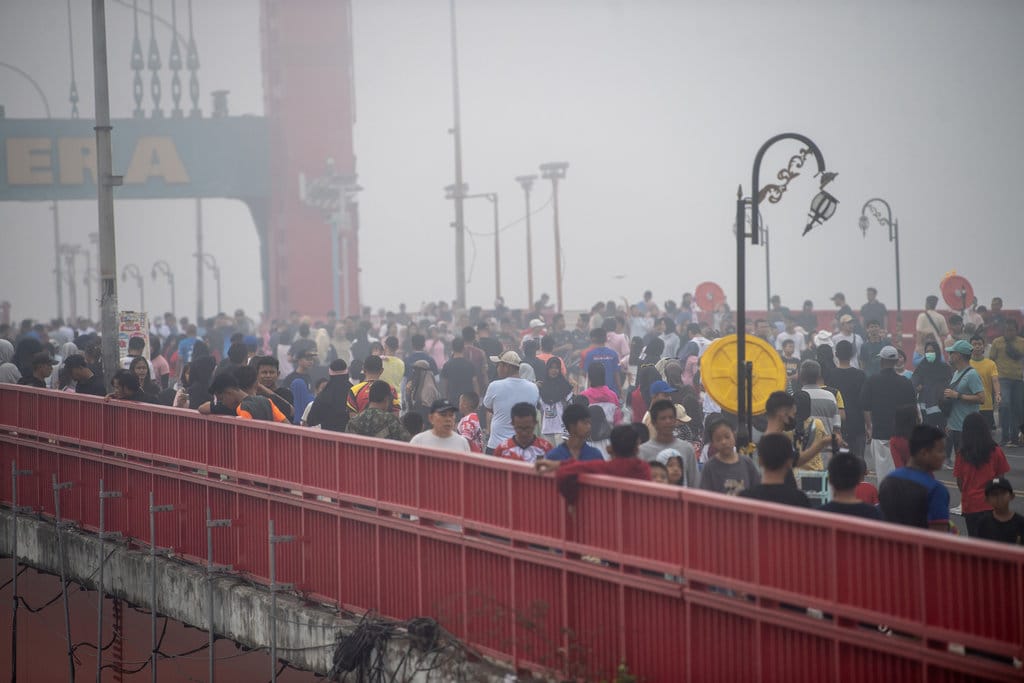 Bencana kabut asap di Palembang dampak karhutla