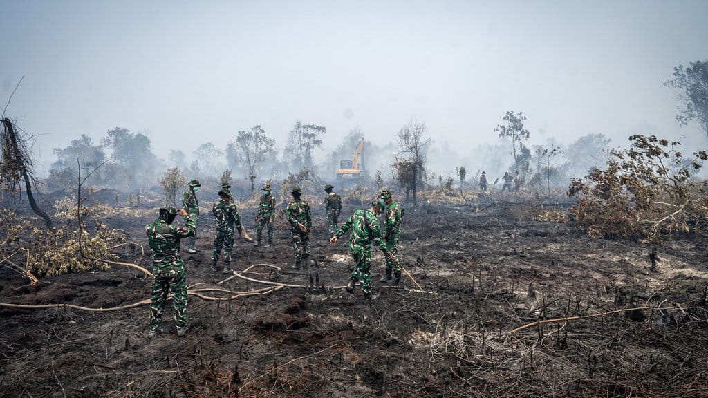 Penanganan karhutla di Riau