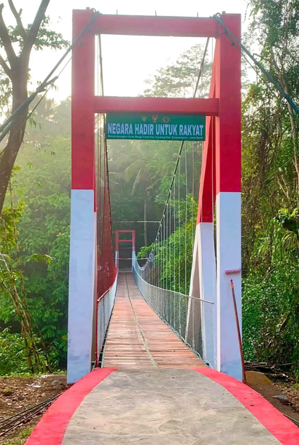 Jembatan Gantung Pangandaran 