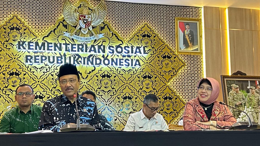Konferensi Pers Kementerian Sosial