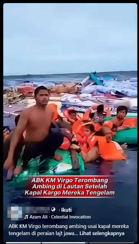 Periksa Fakta Korban KM Virgo