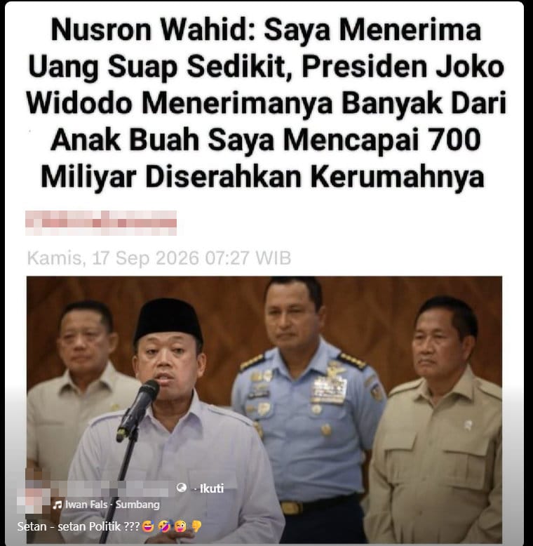 Periksa Fakta Nusron Wahid