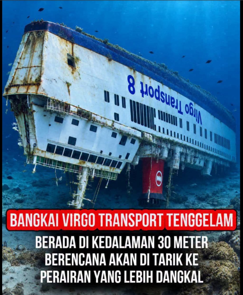 Periksa Fakta Bangkai Virgo Transport