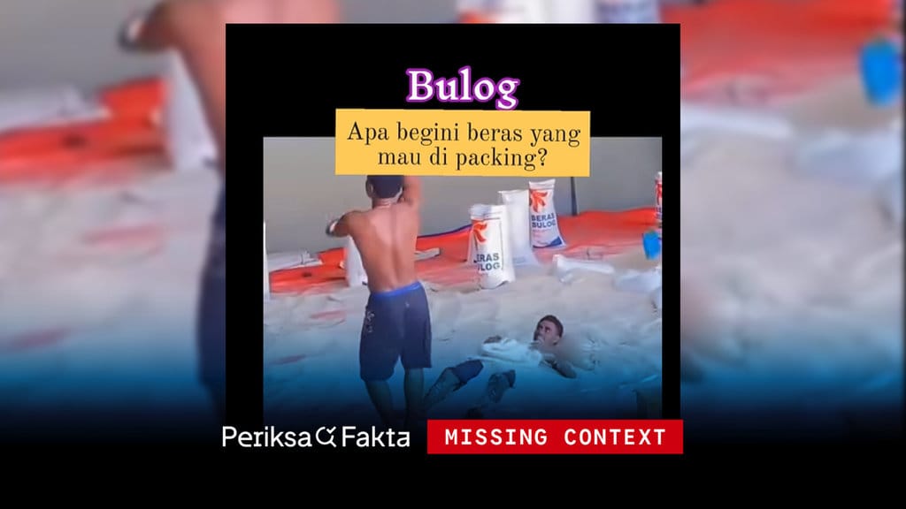 Klaim Video Burukkerja Bulog, Faktanya Beras Sisa Pembersihan Area Bongkar Muat