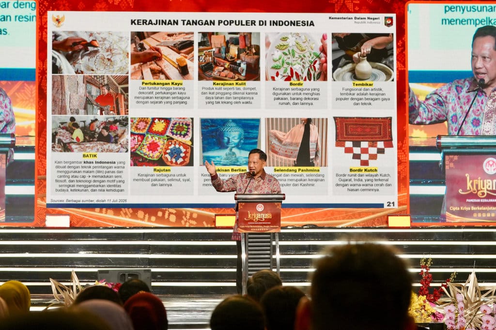 Kriyanusa 2026 Ditutup, Mendagri Minta Dekranas Dorong Potensi Kerajinan