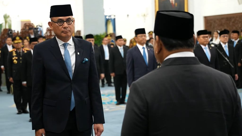 Arrmanatha Nasir Resmi Dilantik Jadi Menlu Gantikan Sugiono