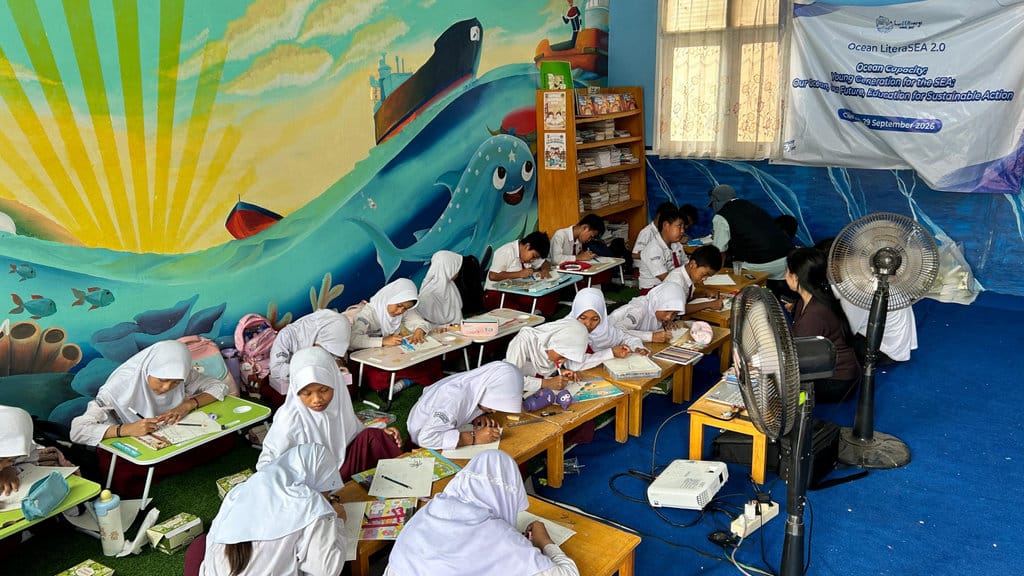 Animo Murid di Pesisir Ikuti Pembelajaran Kemaritiman