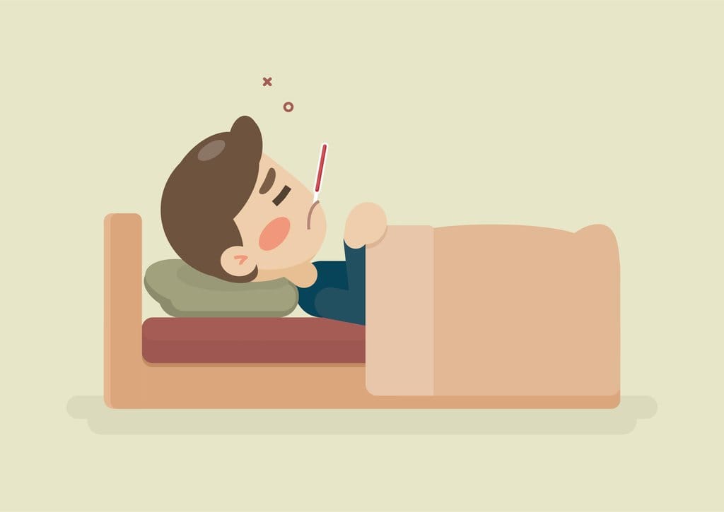 Mitos Pria Tak Tahan Sakit Saat Flu dan Demam