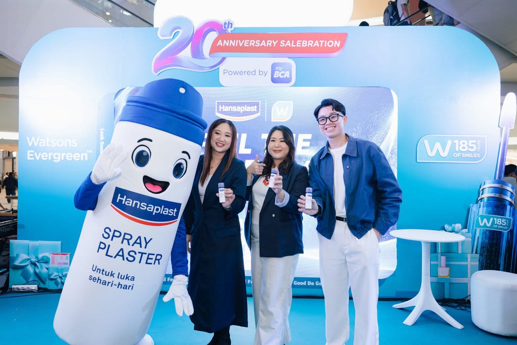 Hansaplast Luncurkan Spray Plaster, Klaim Barrier Fleksibel HUT ke-20 Watsons