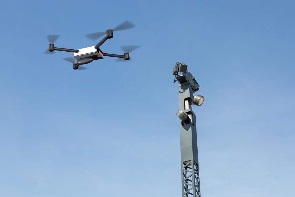 Ilustrasi Jamming Drone System