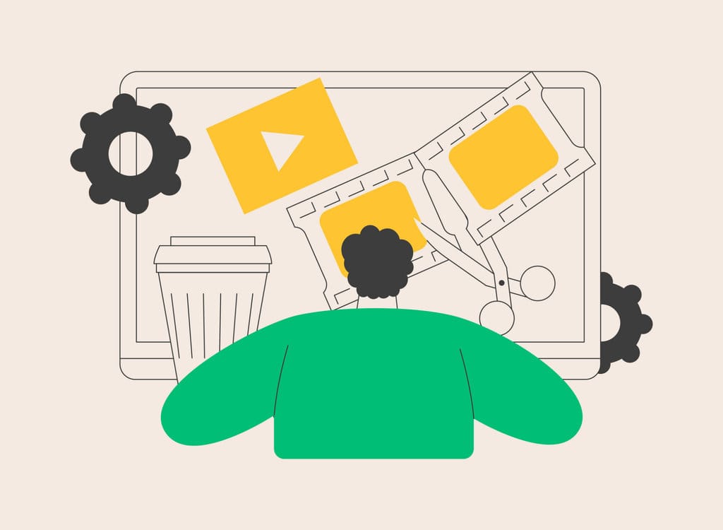 Ilustrasi clipper video