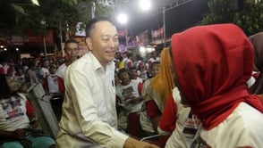 Kampanye Politisi PDIP Di Jakarta Barat