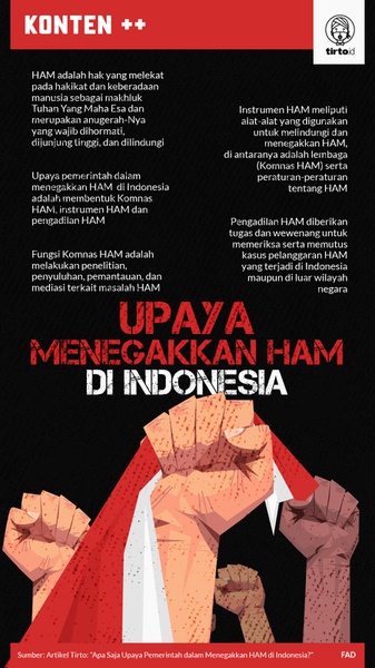 Apa Saja Upaya Pemerintah dalam Menegakkan HAM di Indonesia?