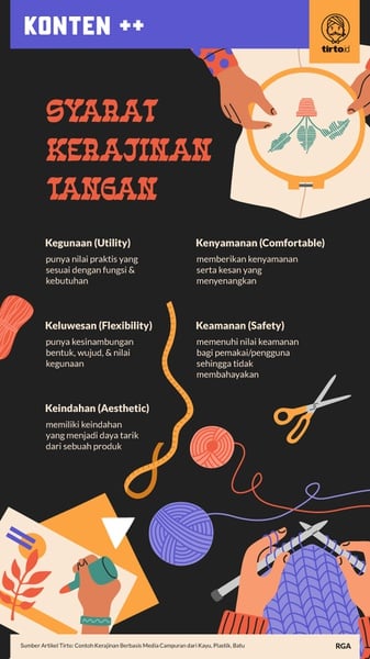 30 Kerajinan Berbasis Media Campuran Kayu, Plastik, dan Batu