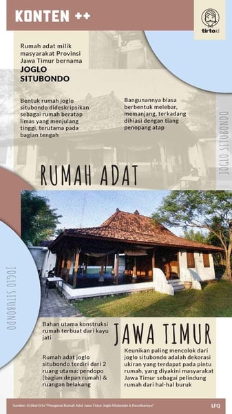 Sejarah Rumah Adat Joglo Situbondo Jawa Tengah & Penjelasannya