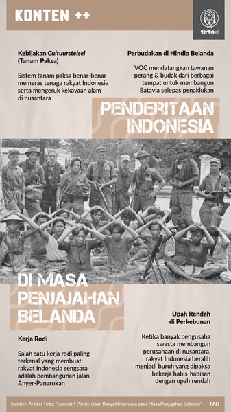 Contoh 4 Penderitaan Rakyat Indonesia pada Masa Penjajahan Belanda