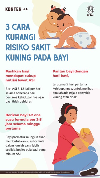 3 Cara Mengurangi Risiko Penyakit Kuning pada Bayi Baru Lahir
