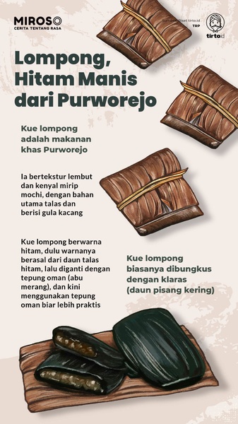 Kue Lompong, Kudapan Hitam Manis dari Purworejo
