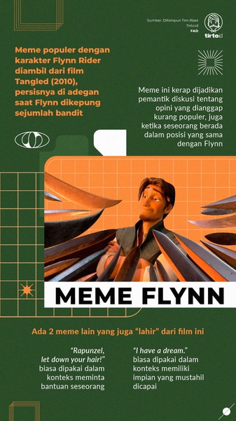 Tangled: Film yang Menginspirasi Meme Flynn Rider
