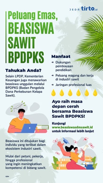 Peluang Emas Beasiswa Sawit BPDPKS